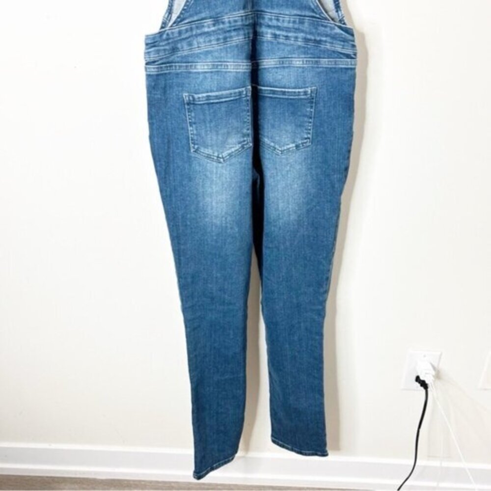 Seraphine Trav Denim Maternity Overalls Dungaree Size 4M Pregnancy Motherhood - Picture 5 of 16